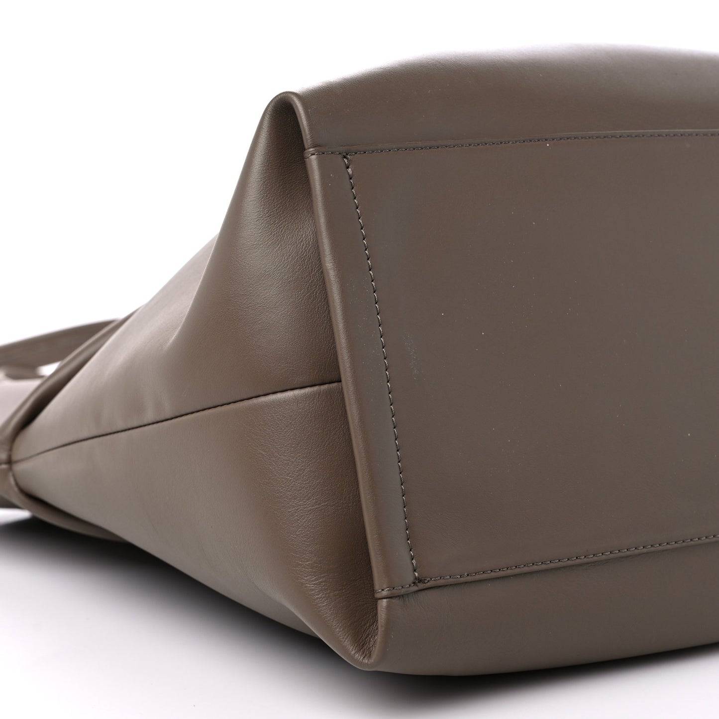 Calfskin Judy Tote Army Green