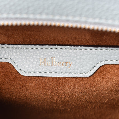 Mulberry Small Classic Grain Small Bayswater Zip Tote Light Antique Blue 6 of 9
