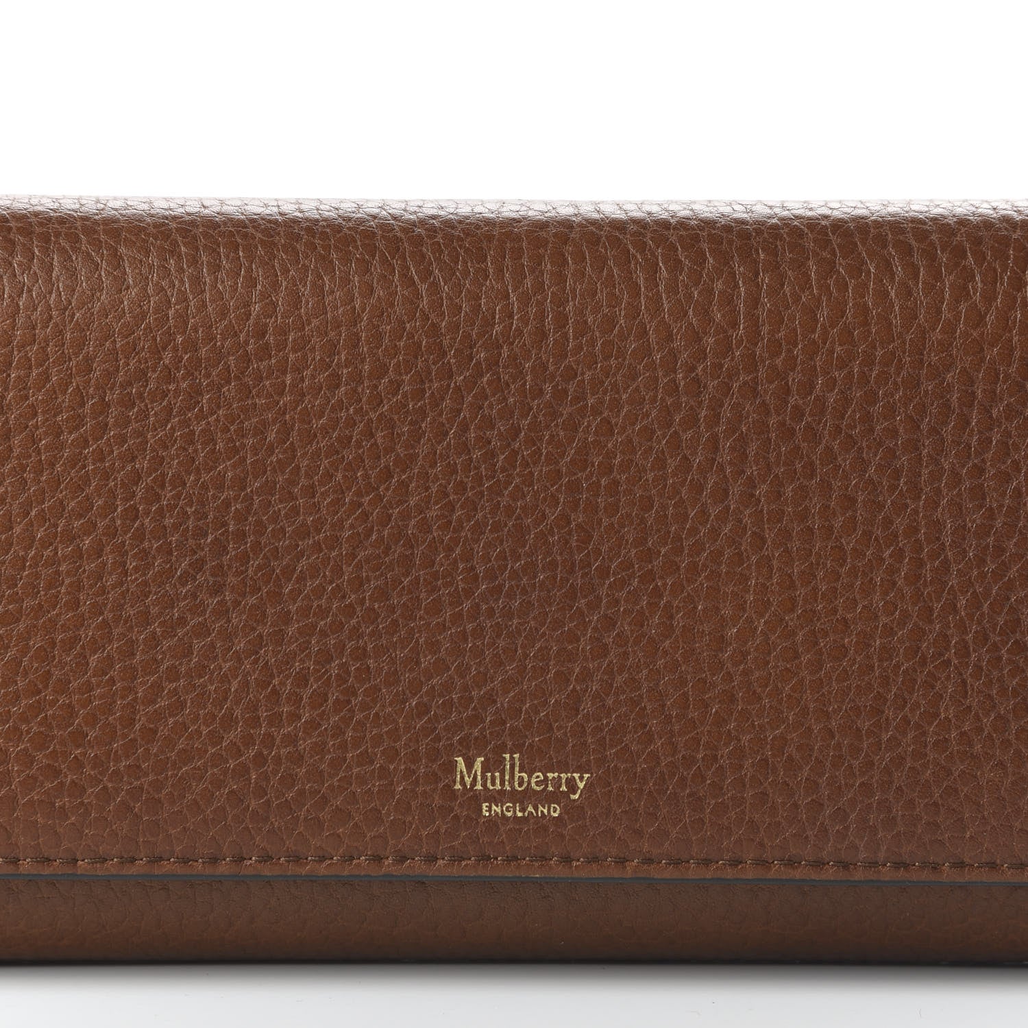 Mulberry Grain Vegetable Tanned Calfskin Continental Wallet Oak 9 of 12