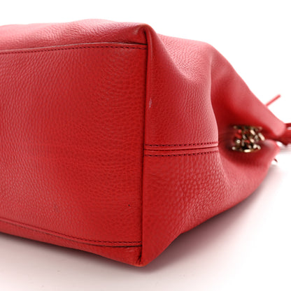 Gucci Cellarius Calfskin Medium Soho Chain Shoulder Bag Vibrant Red 10 of 13