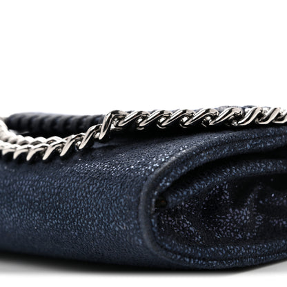 Stella McCartney Metallic Shaggy Deer Falabella Small Wallet on Chain Ink 9 of 11
