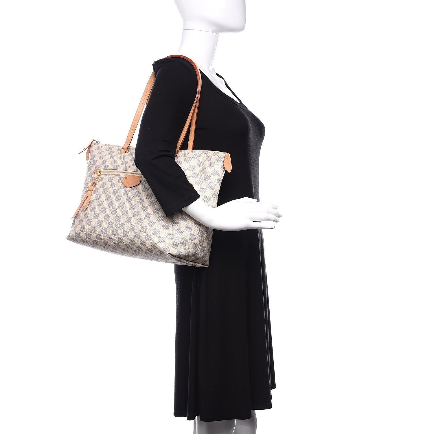 Louis Vuitton Damier Azur Iena MM 2 of 11