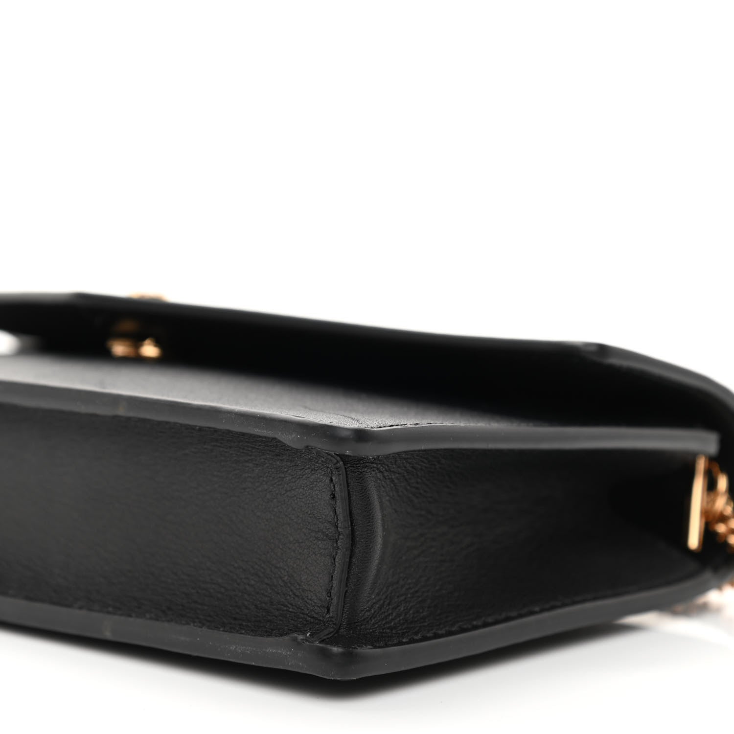 Versace Vitello Virtus Wallet on Chain Black 7 of 7