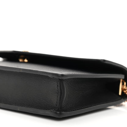 Versace Vitello Virtus Wallet on Chain Black 7 of 7
