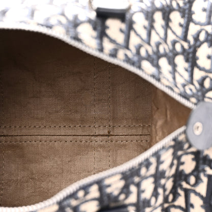 Christian Dior Monogram Boston Navy Blue 5 of 9