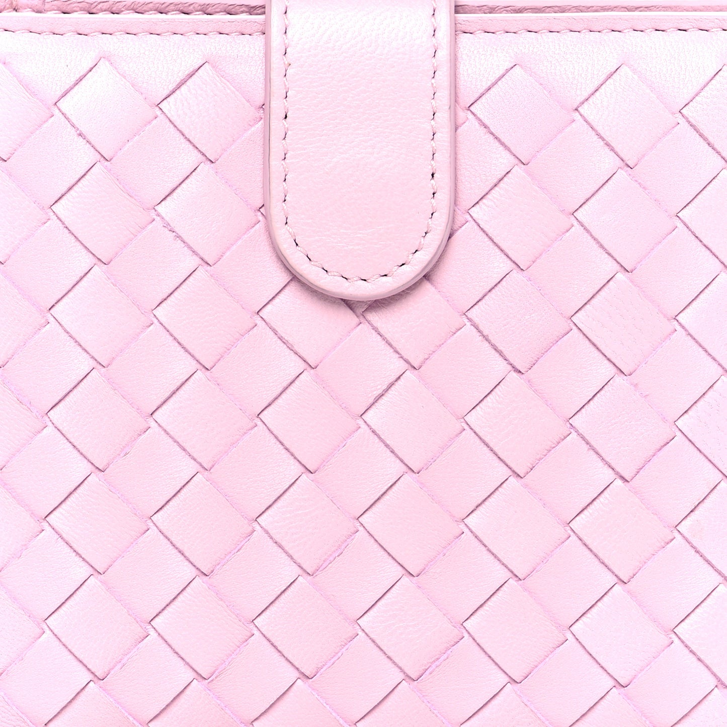 Nappa Intrecciato Mini Wallet Dragee