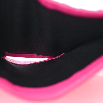 Versace Calfskin Greca Bi Fold Wallet Glossy Pink 6 of 12