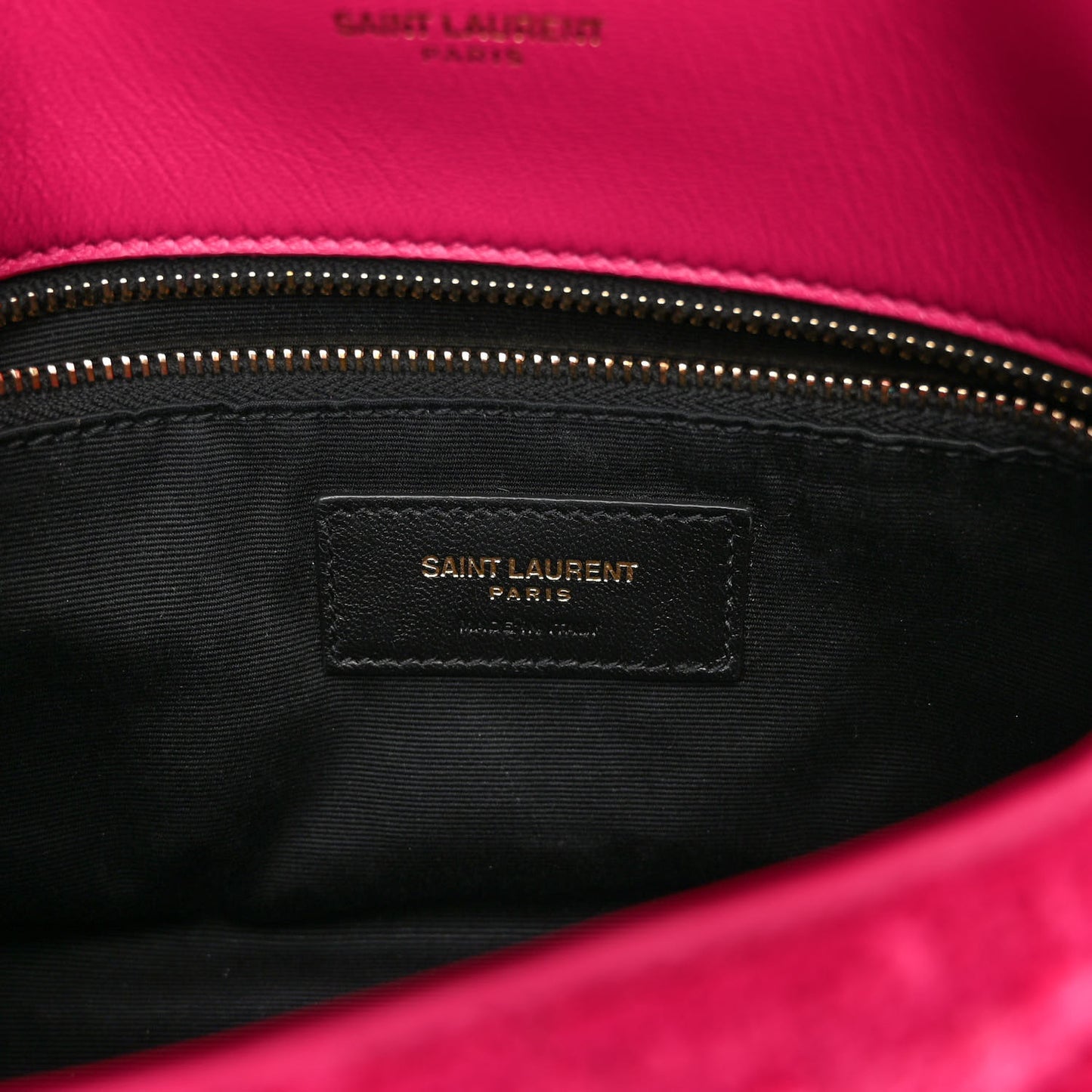 Boucle Tweed Quilted Toy Loulou Puffer Monogram Chain Satchel Magenta