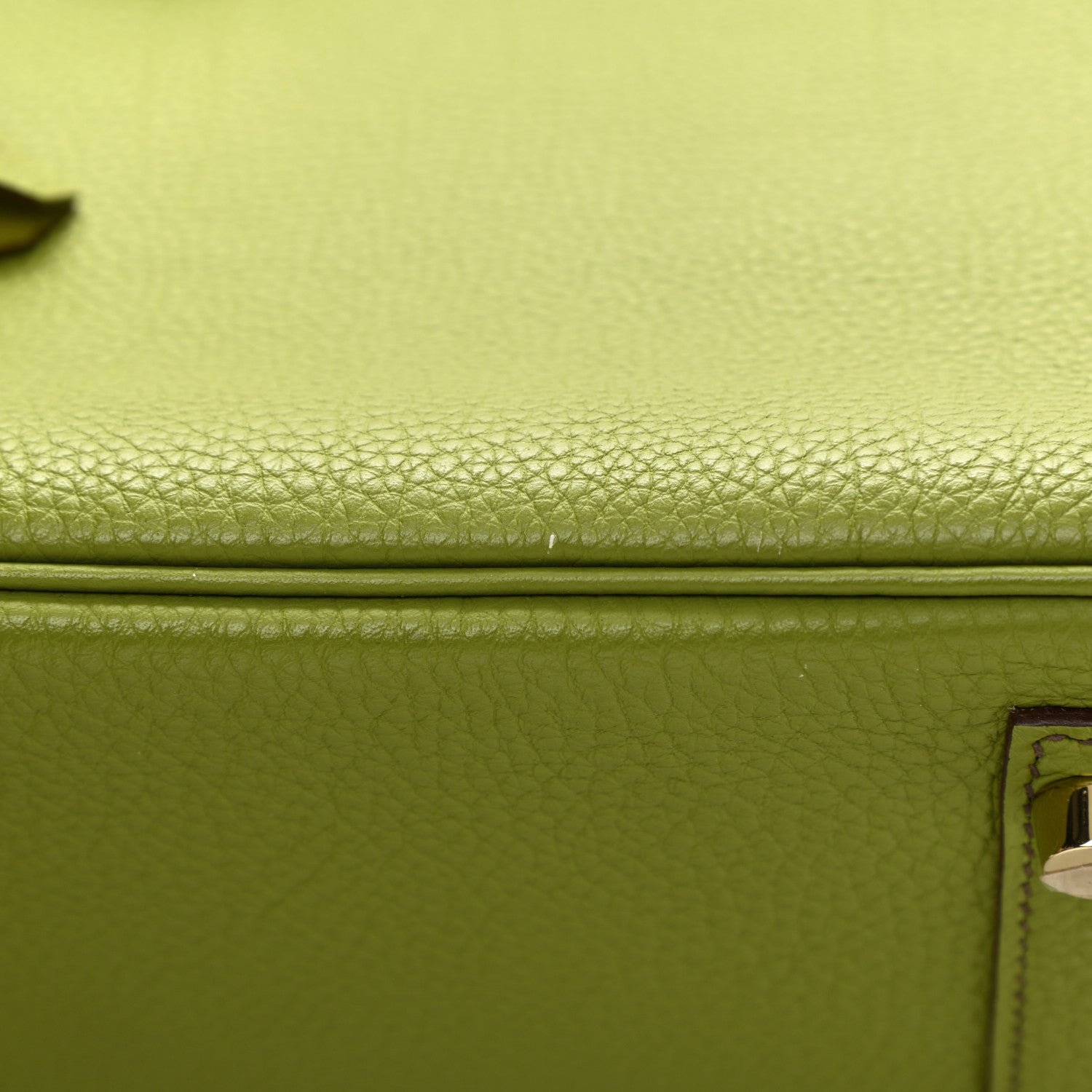 Hermes Togo Birkin 30 Vert Anis 12 of 14