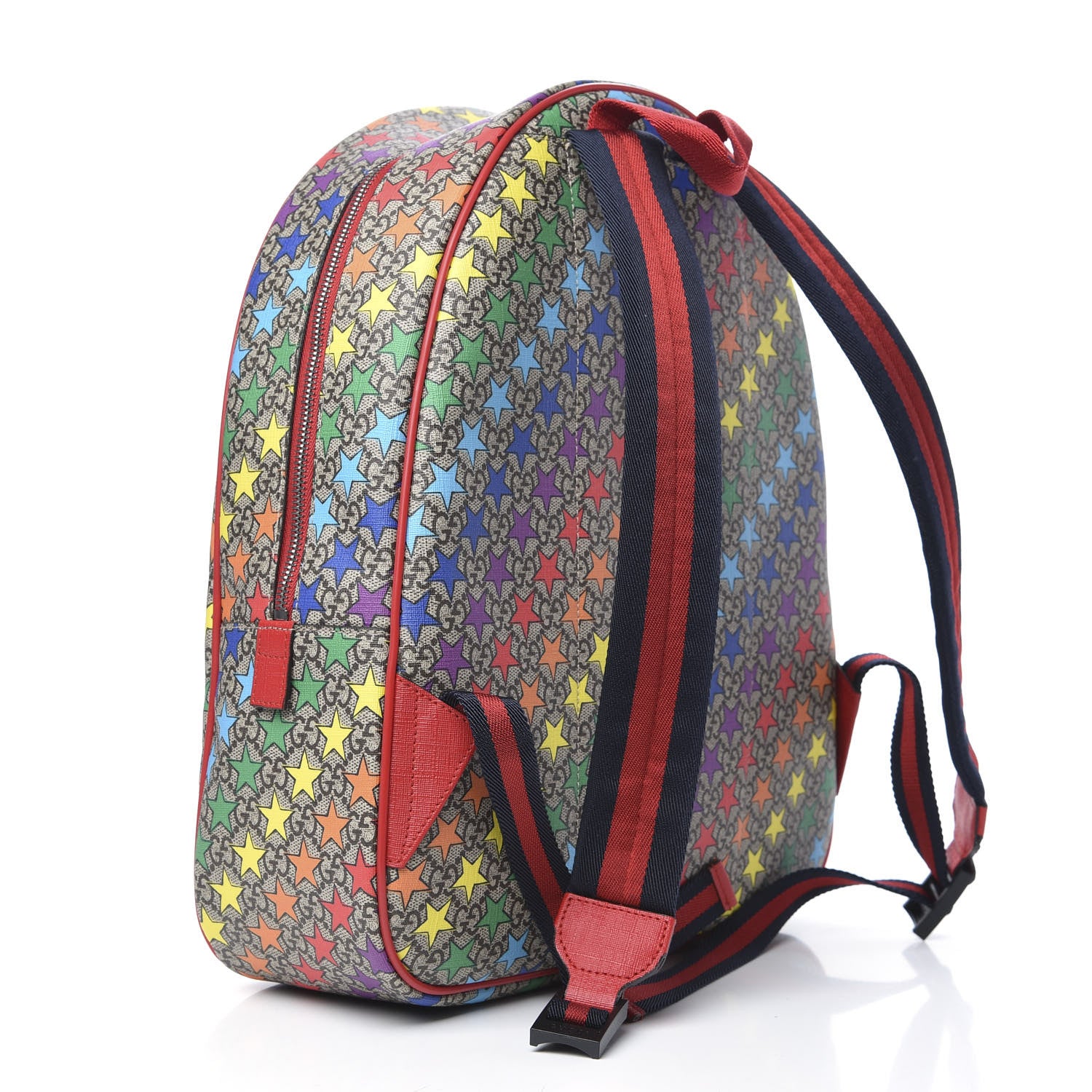 Gucci GG Supreme Monogram Stars Childrens Dome Backpack Multicolor 2 of 8