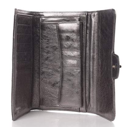 Chanel Metallic Aged Calfskin Quilted Reissue Long Flap Wallet 4 of 9