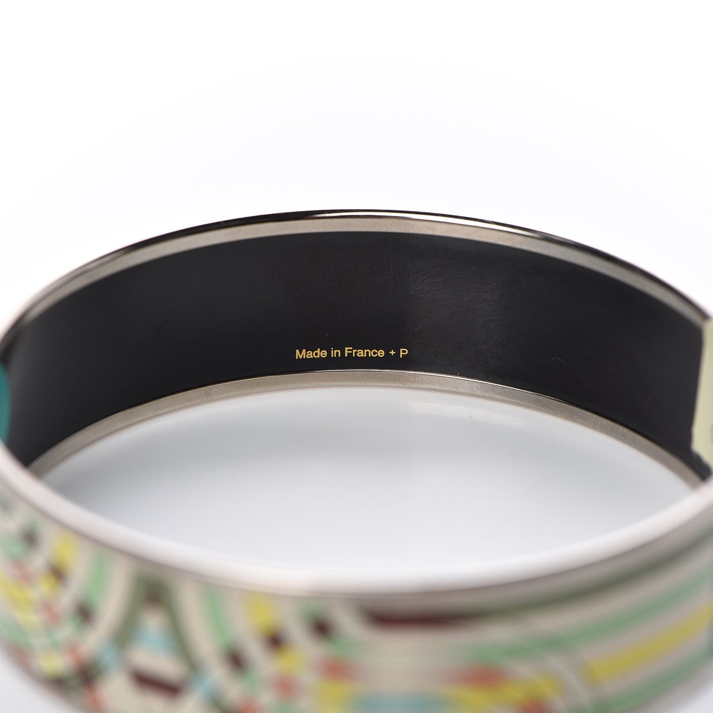 Enamel Printed Wide Spirographie Bracelet 70 Histoires Naturelle