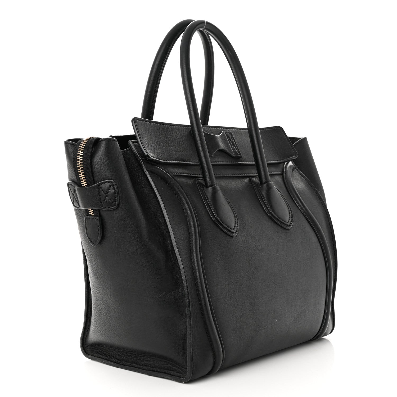 Celine Smooth Calfskin Mini Luggage Black 3 of 19