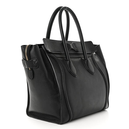 Celine Smooth Calfskin Mini Luggage Black 3 of 19