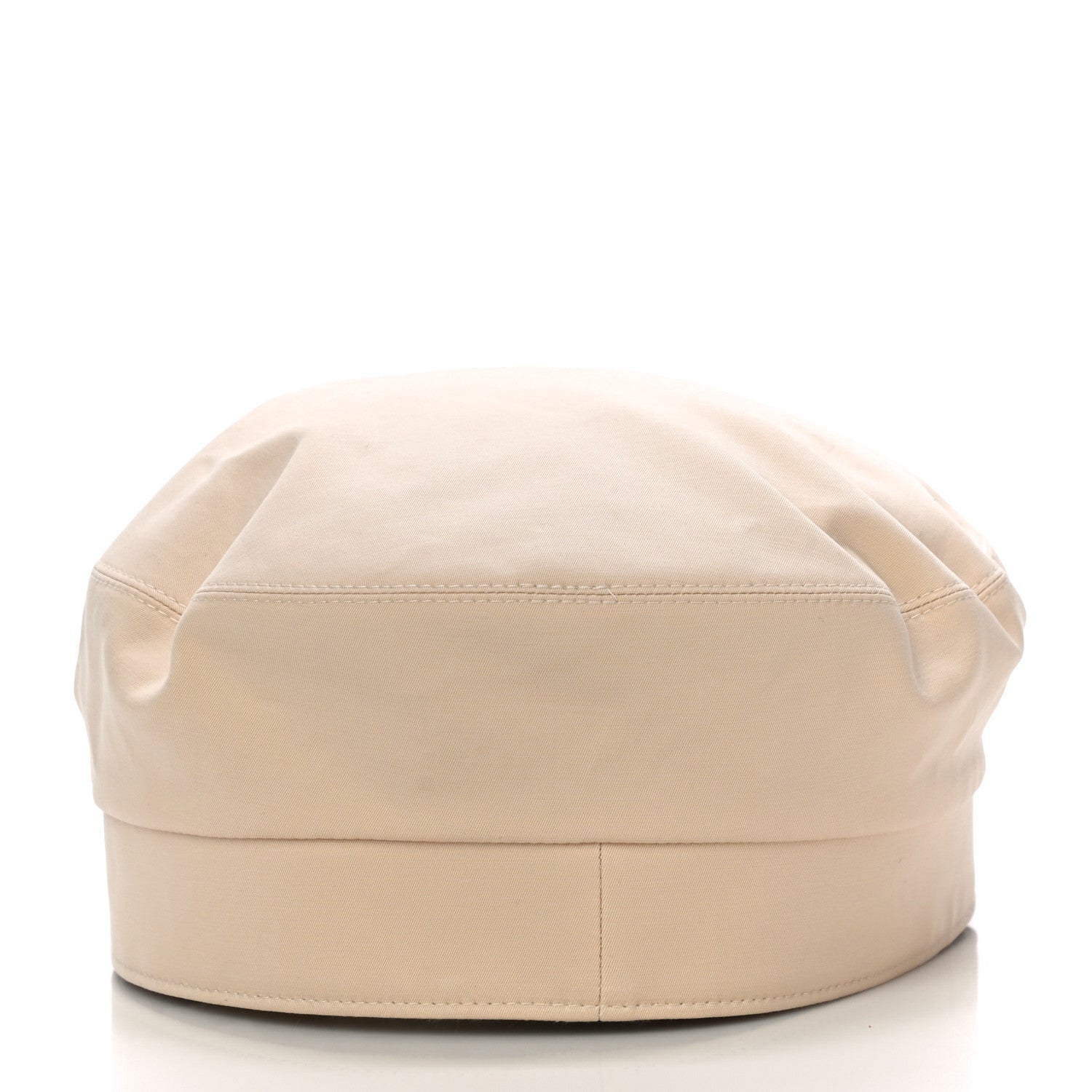Hermes Double Linen Twill Casquette Cabourg Cliquetis Cap 58 White Creme 4 of 8