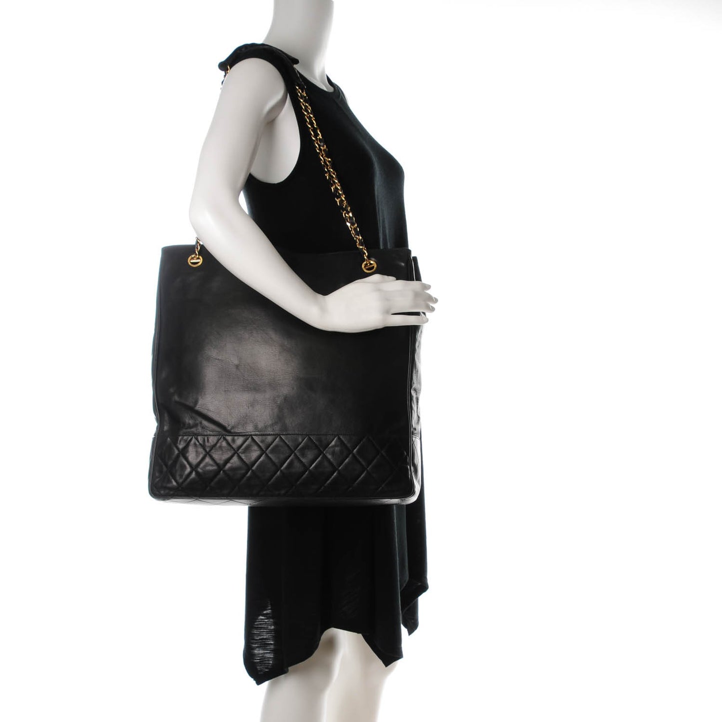 Lambskin Shoulder Bag Black