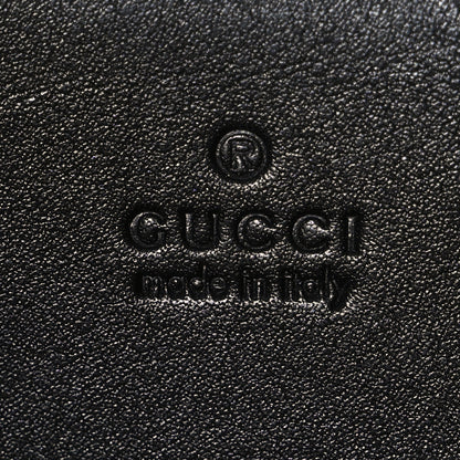 Gucci GG Supreme Monogram Azalea Calfskin Horsebit 1955 Mini Bag Beige Black 6 of 10