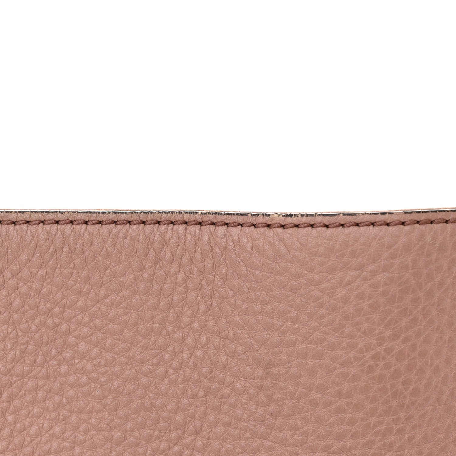 Gucci Pebbled Calfskin Large Soho Chain Shoulder Bag Dark Cipria 14 of 18