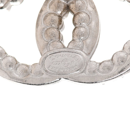 Chanel Crystal Pearl CC Earrings Silver 4 of 5