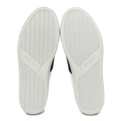 Givenchy Calfskin Band Logo Womens Urban Street Sneakers 39 White Black 5 of 9