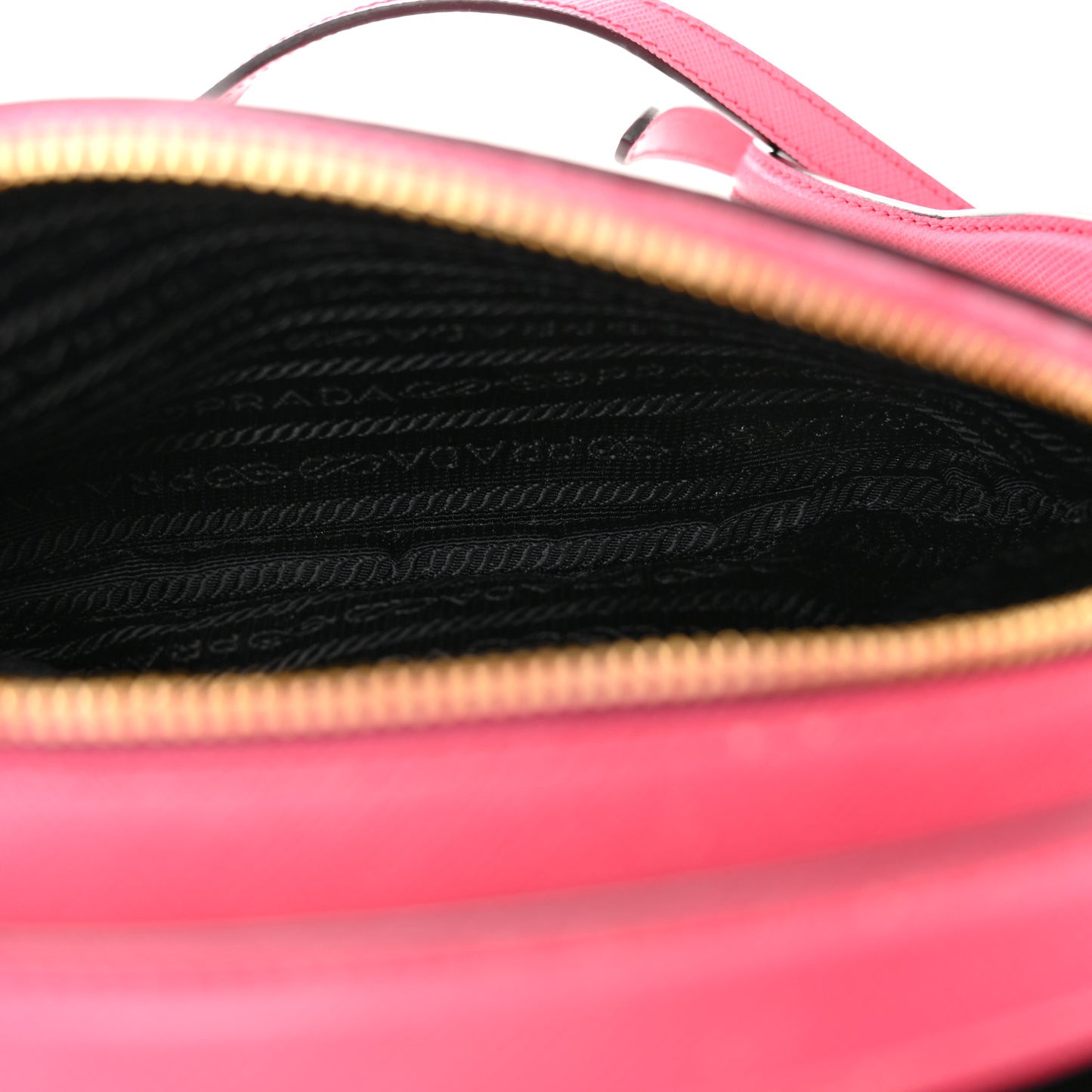 Saffiano Lux Odette Crossbody Magenta