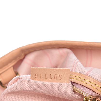 Louis Vuitton Damier Azur Delightful PM Rose Ballerine 8 of 11