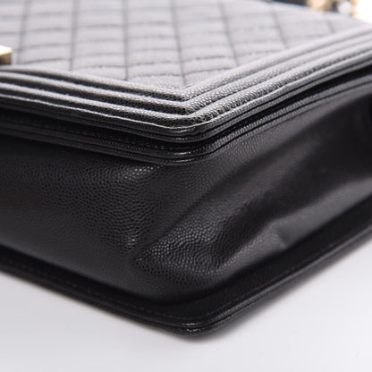 Chanel Caviar Quilted New Medium Boy Flap Black 10 of 13
