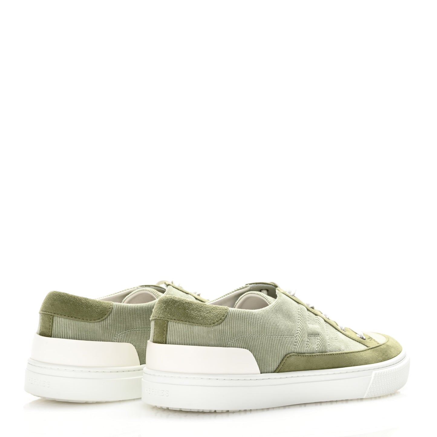 Chevre Velours Deep Sneakers 43 Vert Sauge