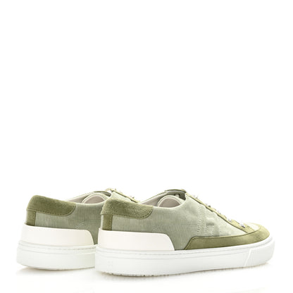 Hermes Chevre Velours Deep Sneakers 43 Vert Sauge 5 of 9