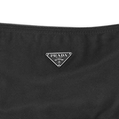 Prada Tessuto Nylon Pochette Bag Black 10 of 10