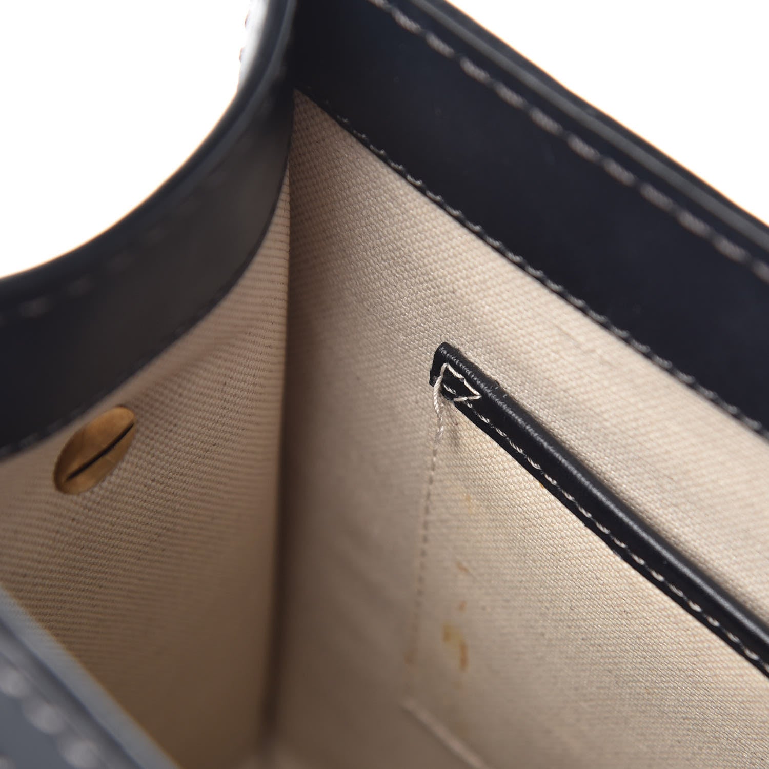 Christian Dior Oblique Mini Tote Bag Blue 7 of 9