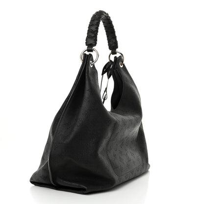 Louis Vuitton Mahina Carmel Hobo Black 3 of 9