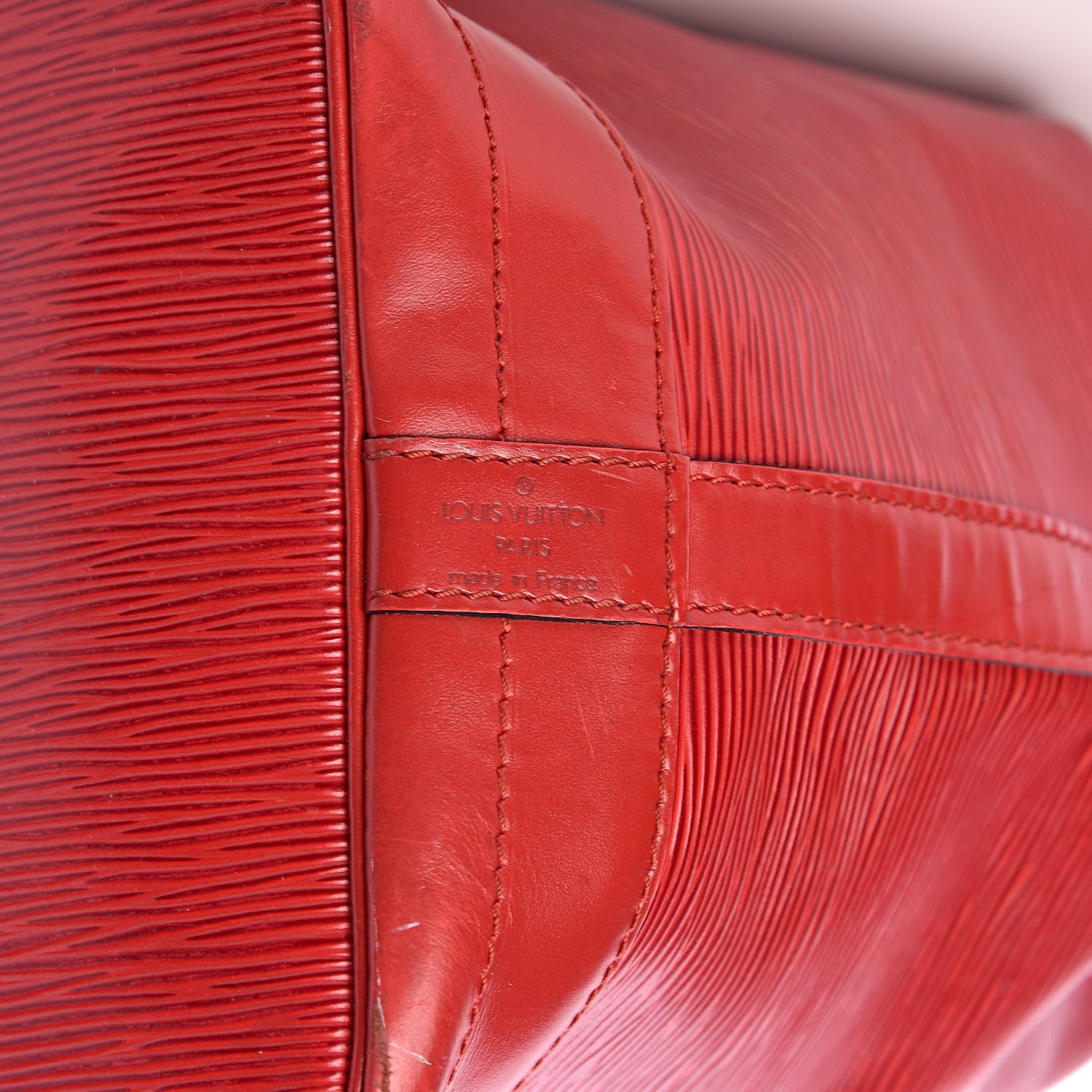 Louis Vuitton Epi Noe Castillan Red 7 of 23