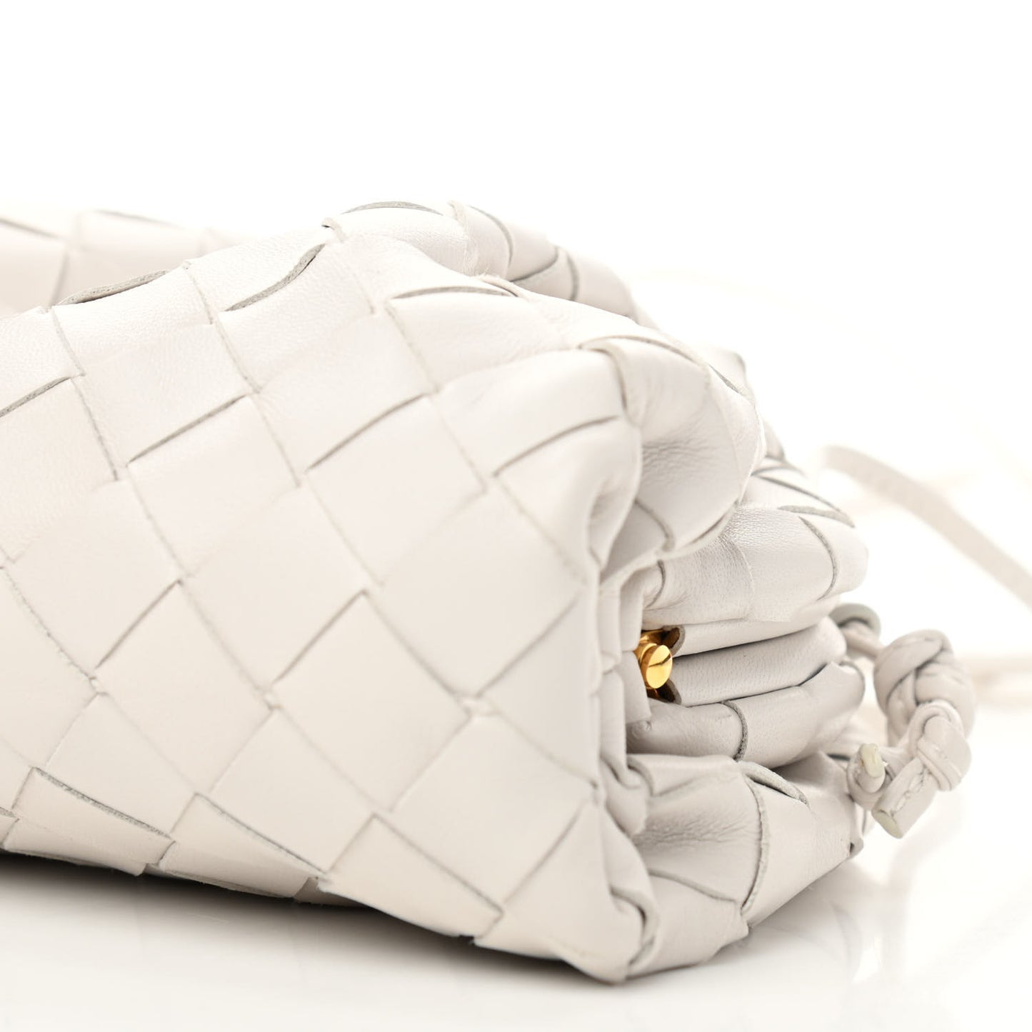 Nappa Intrecciato The Mini Pouch Chalk
