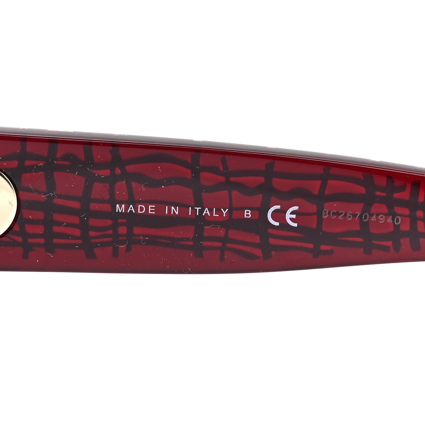 Acetate Pantos Sunglasses 5434-A Red