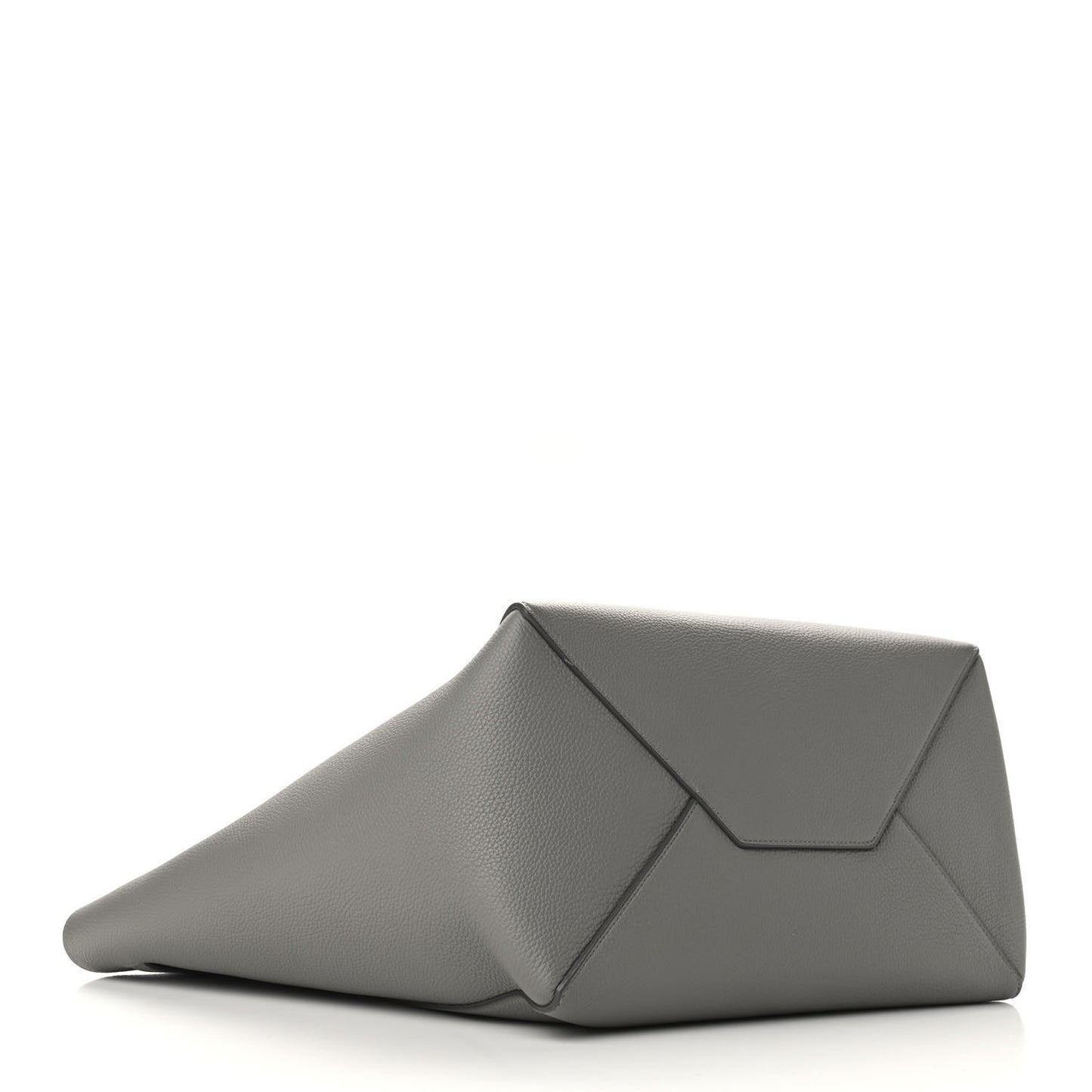 Soft Grained Calfskin Small Belt Cabas Phantom Zinc