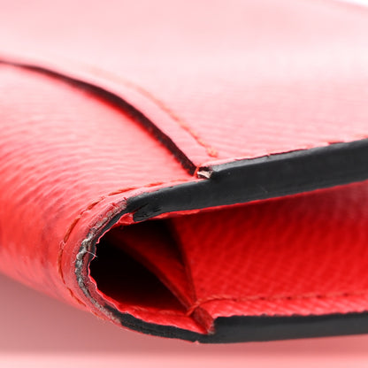 Louis Vuitton Taigarama Pocket Organizer NM Fire Red 8 of 9