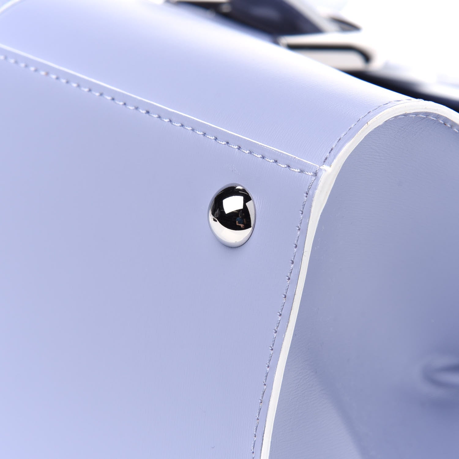 Delvaux Box Calfskin MM Brillant Satchel Lilac 10 of 14