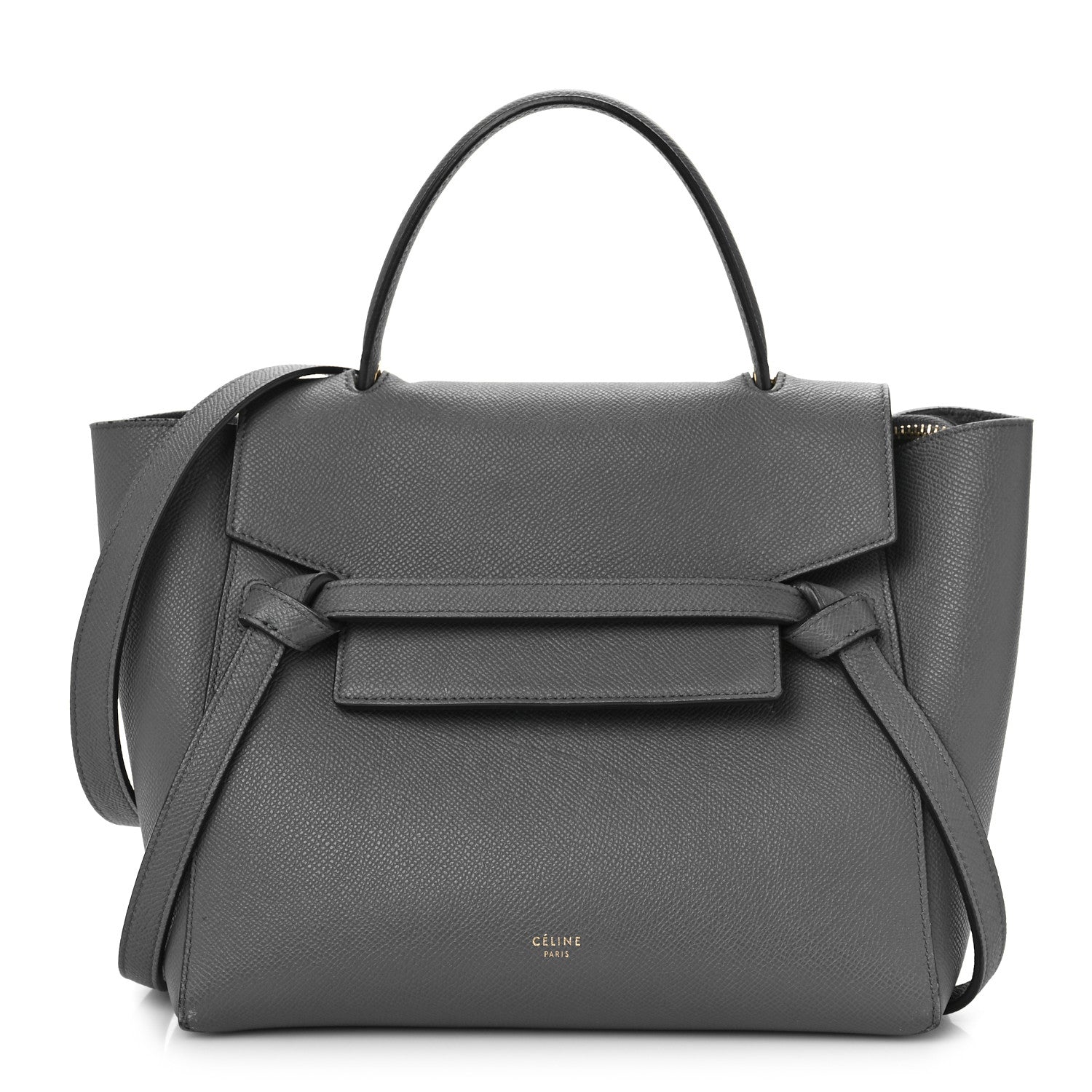 Celine Grained Calfskin Micro Belt Bag Grey 1 of 11