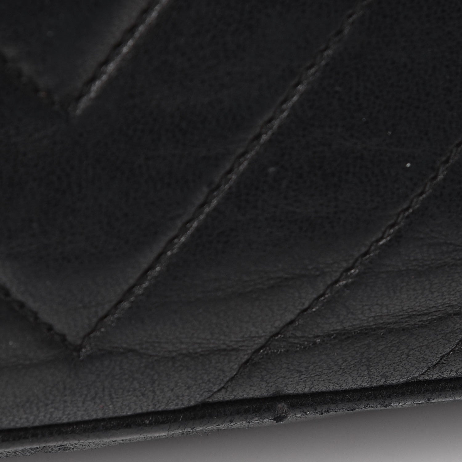Chanel Lambskin Chevron Quilted Tassel Camera Case Black 9 of 9