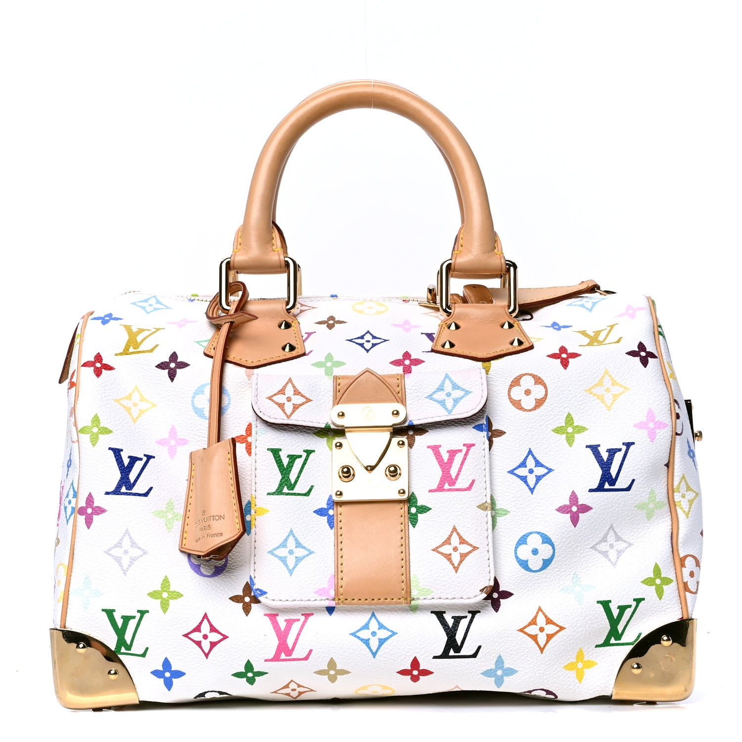 Louis Vuitton Monogram Multicolor Speedy 30 White 1 of 7