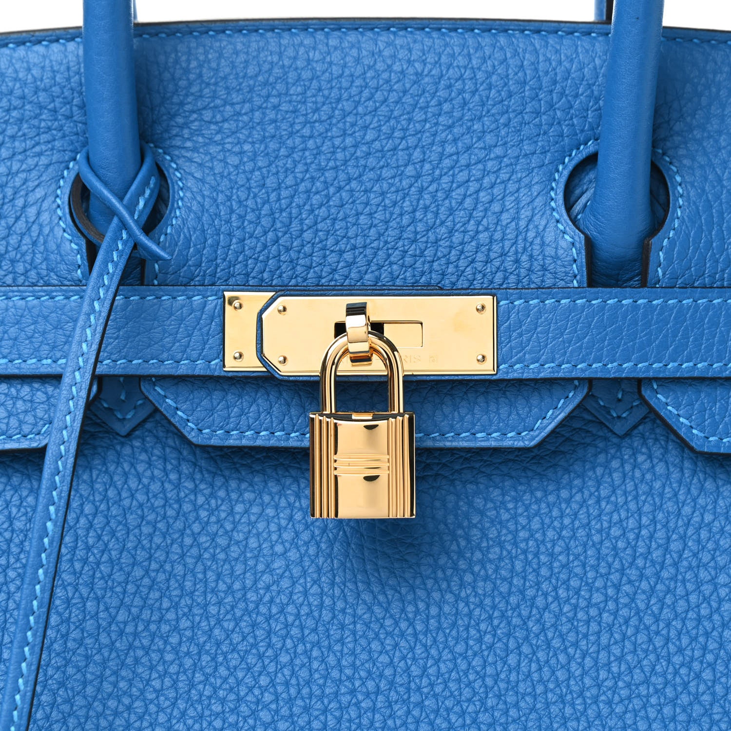Hermes Taurillon Clemence Birkin 30 Mykonos 9 of 10