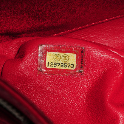 Chanel Soft Caviar Medium Double Flap Red 8 of 8