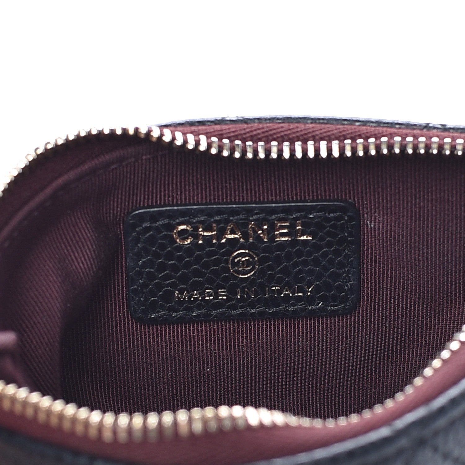 Chanel Caviar Quilted Small Cosmetic Case Black 6 of 8