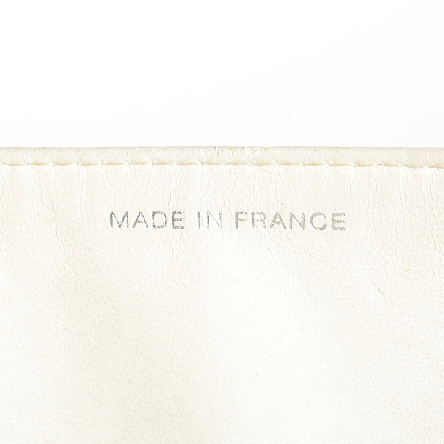 Lizard Quilted Small Flap White