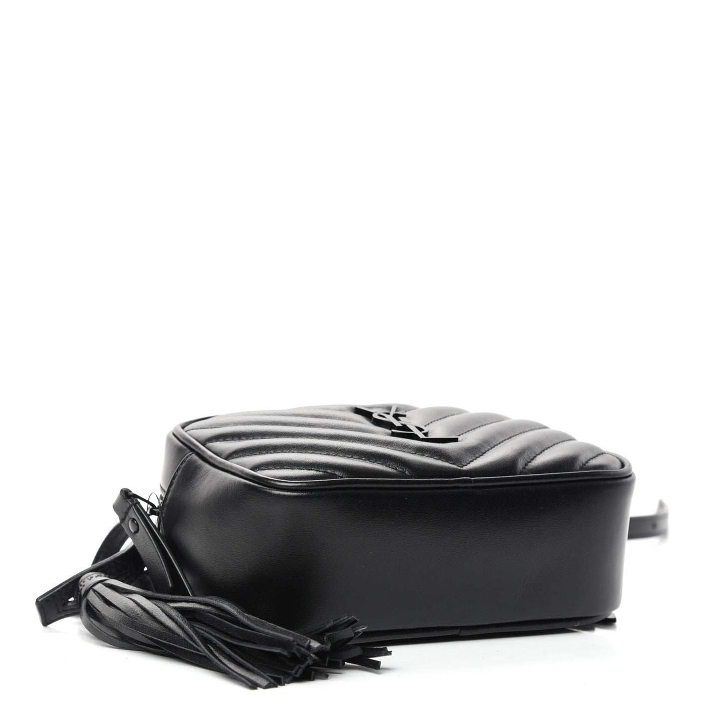 Calfskin Matelasse Monogram Lou Belt Bag Black