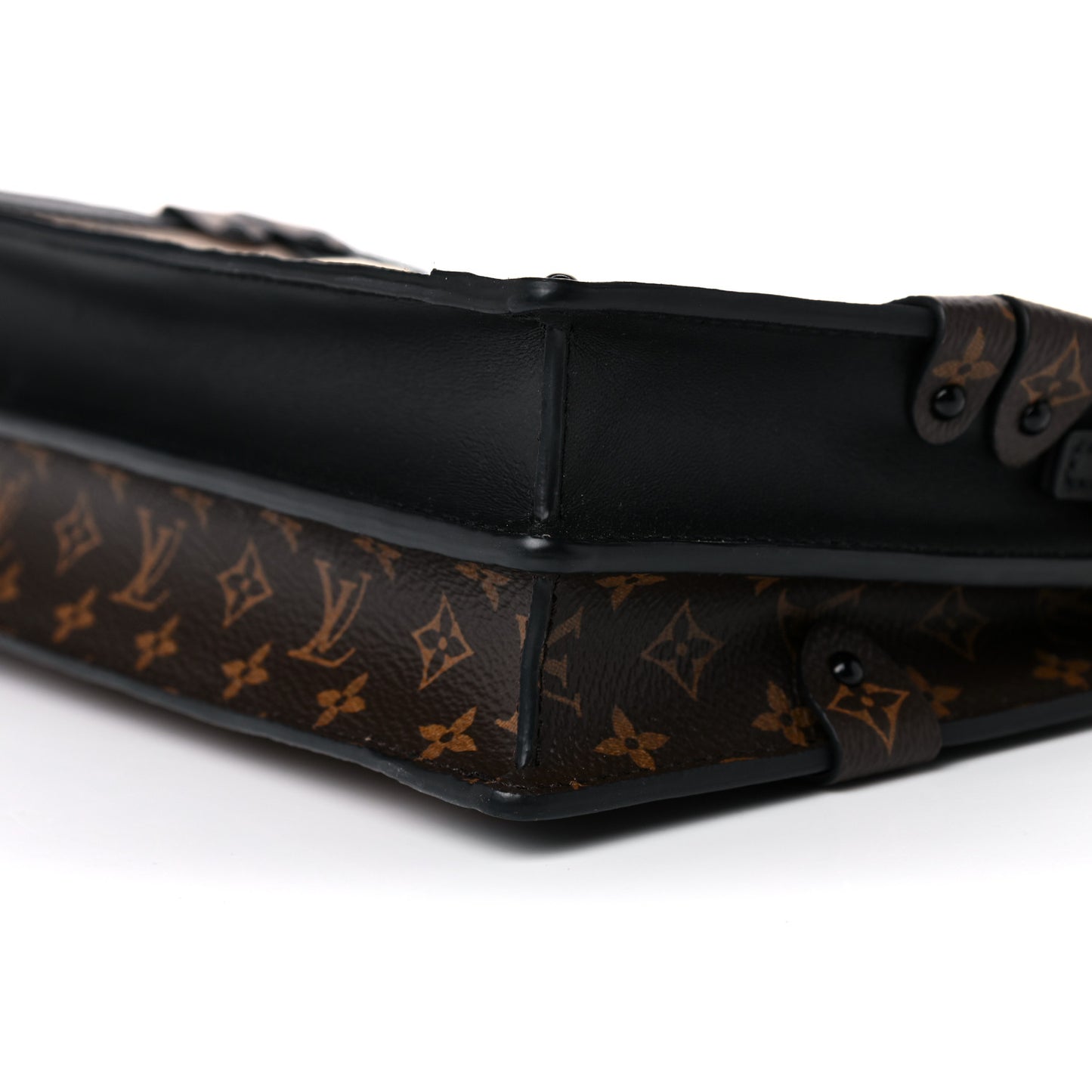 Reverse Monogram Trunk Clutch