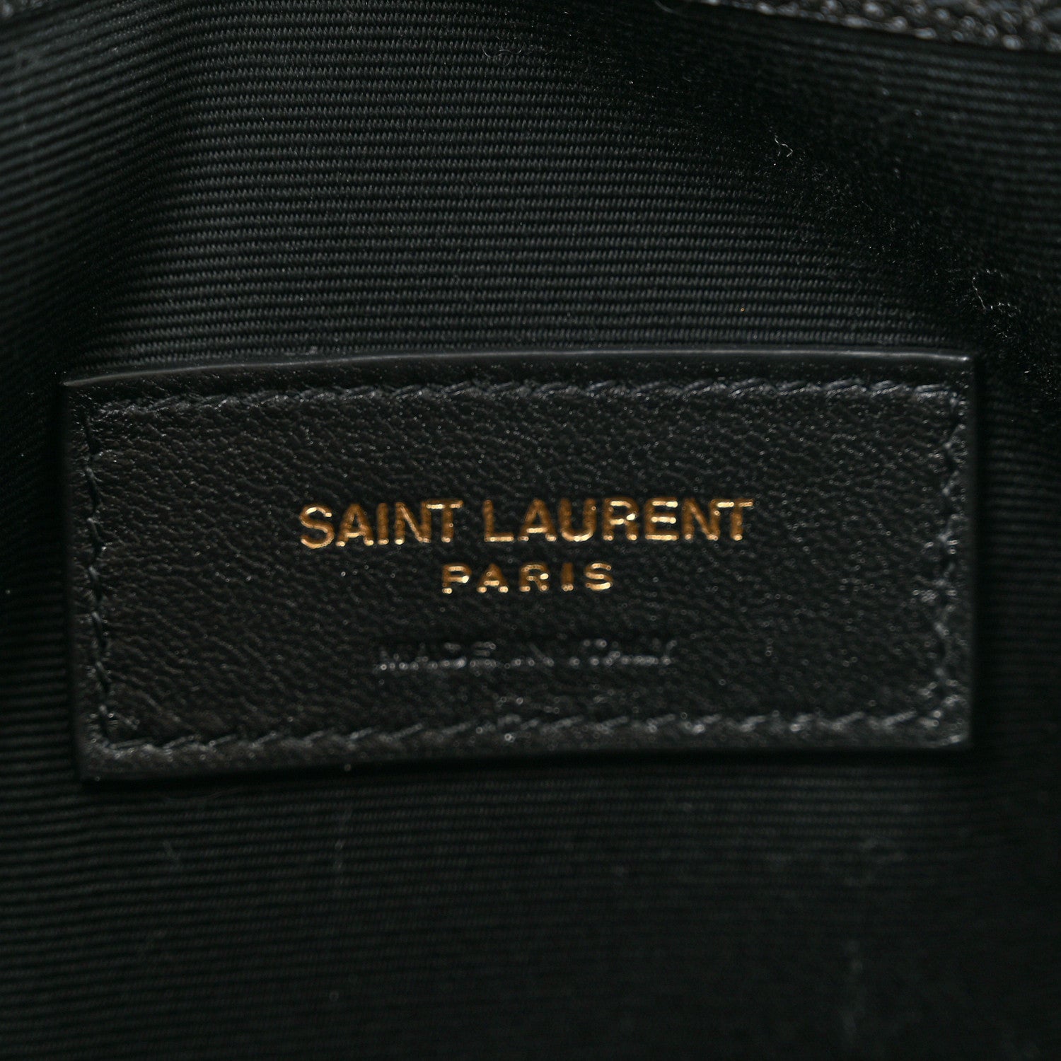 Saint Laurent Grain De Poudre Uptown Pouch Black 5 of 5