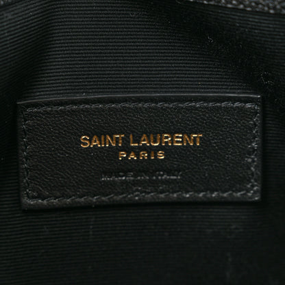 Saint Laurent Grain De Poudre Uptown Pouch Black 5 of 5