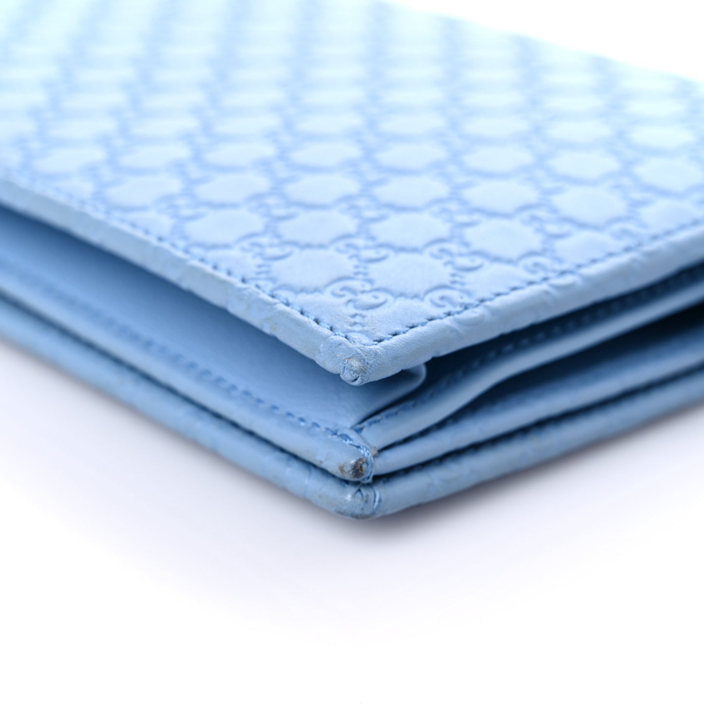 Microguccissima Crossbody Wallet Mineral Blue
